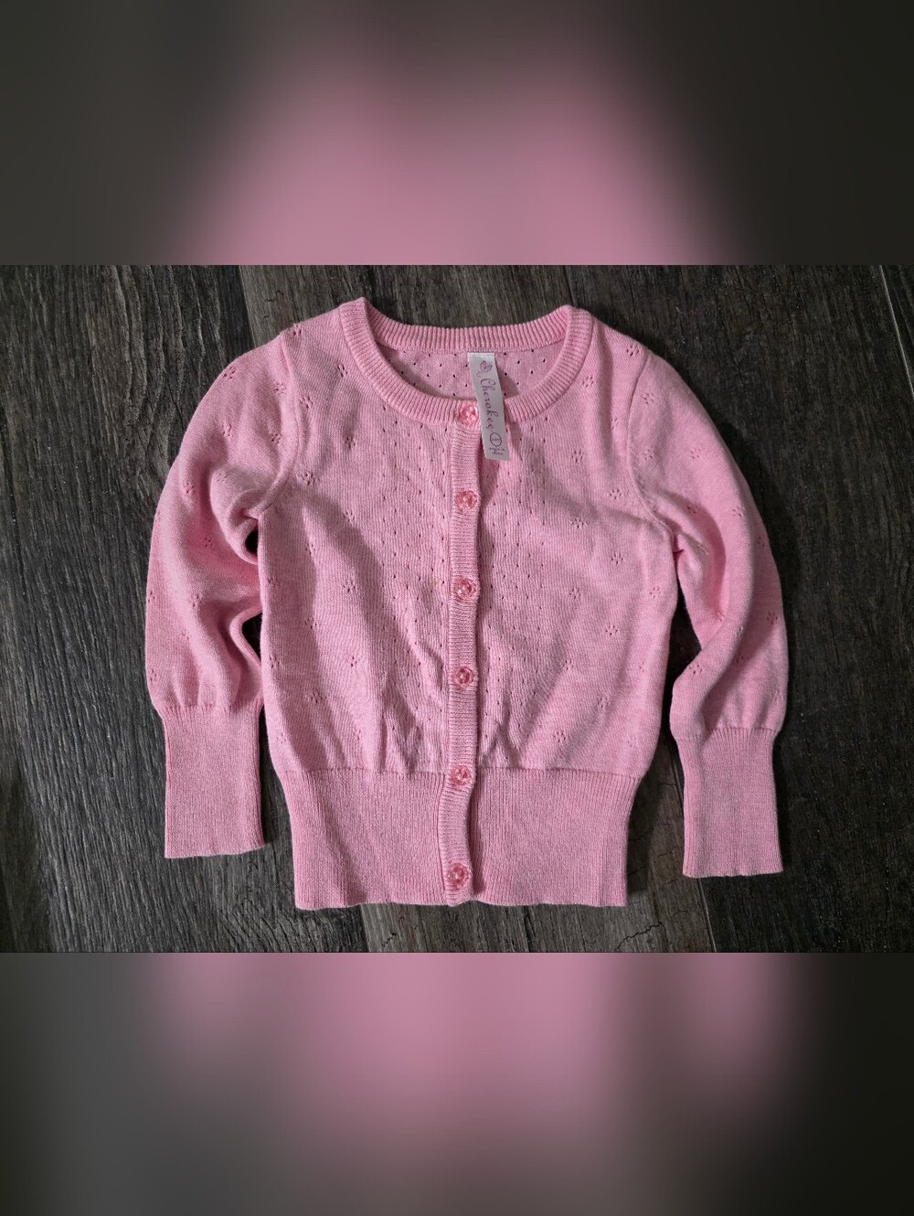 Girls Pink Sweater